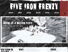 Tablet Screenshot of fiveironfrenzy.com